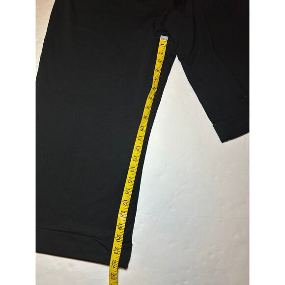 New York & Company Women’s Size Large Black Oliver Street Crop Pants Stretch - Picture 2 of 7